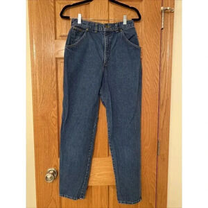 Vintage 80's French Navy Womens Mom Jeans Size 12